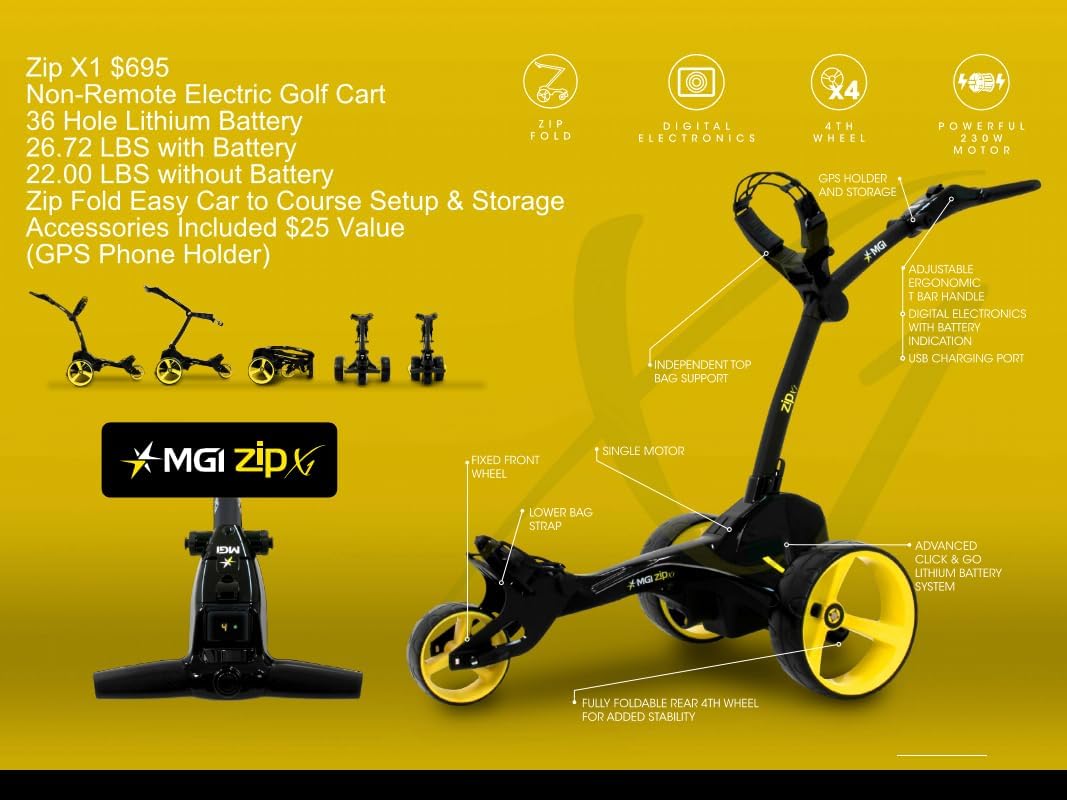 Электрическая тележка для гольфа MGI Zip X1