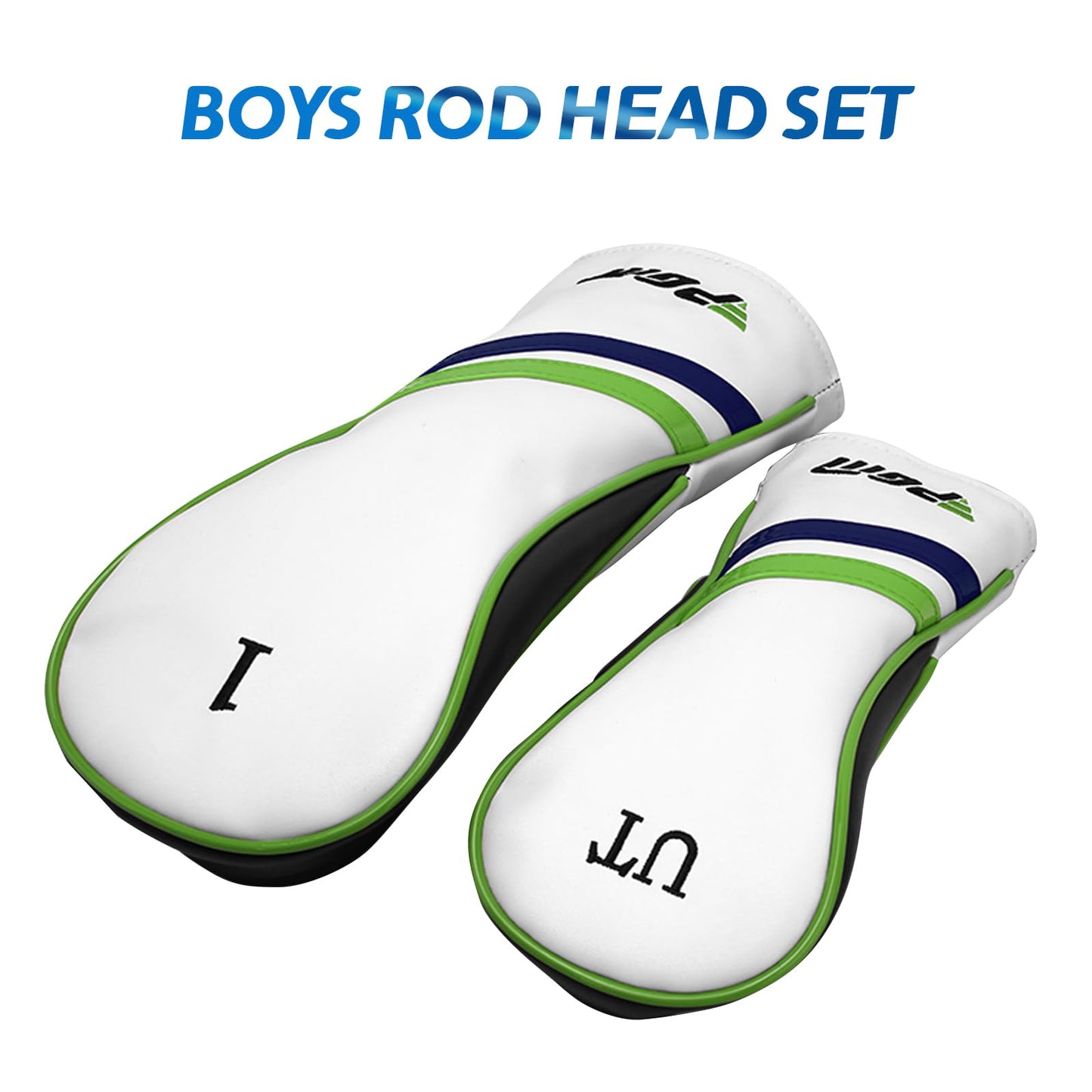 Комплект детский PGM - правая рука - драйвер (#1), гибрид, айрон(#7,#9,#S), паттер, сумка-подставка