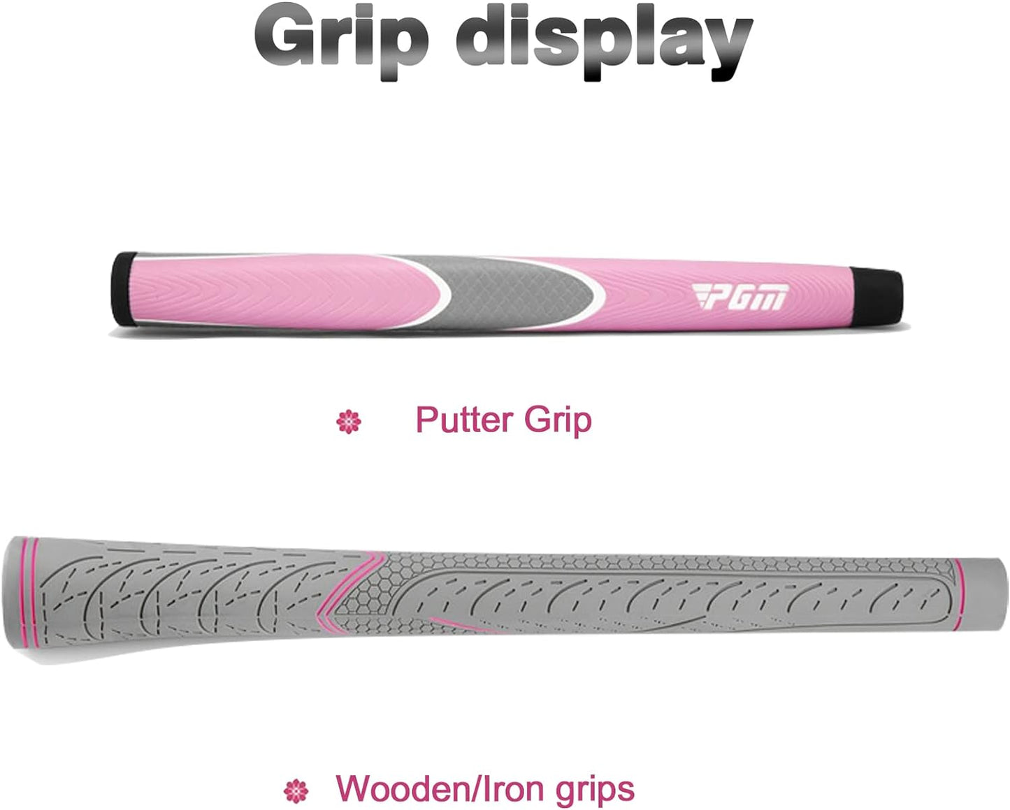 Женский комплект PGM из 11шт — титан: 4 вуд, 6 айрон, 1паттер, сумка-подставка - LTG035-2