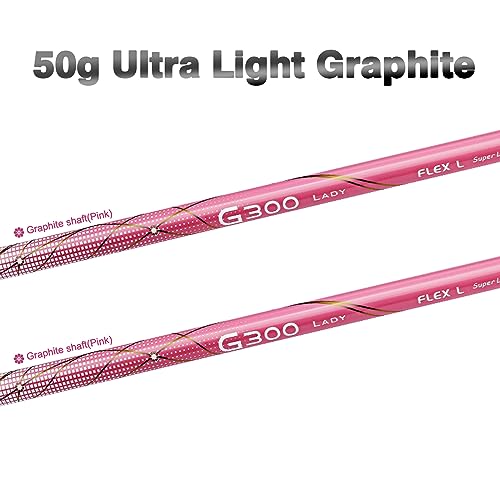 Комплект женский PGM  4 шт - титан, 1 вуд (#1), 2 айрон (#7, SW), 1 паттер с сумка-подставка - правая рука