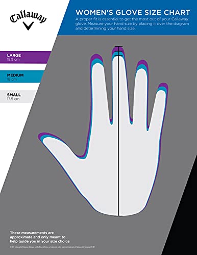 Перчатки Callaway Golf Opti Color левая рука