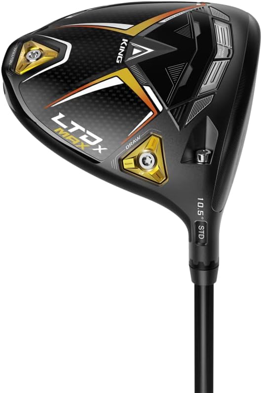 Драйвер Cobra Golf 2022 LTDX Matte Black-Gold Fusion мужской, правая рука