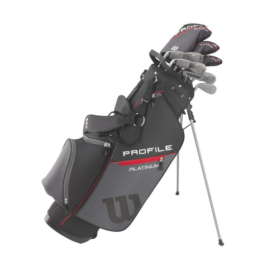 Мужской комплект WILSON Profile Platinum клюшки для гольфа — для правой руки, сумка-стойка 