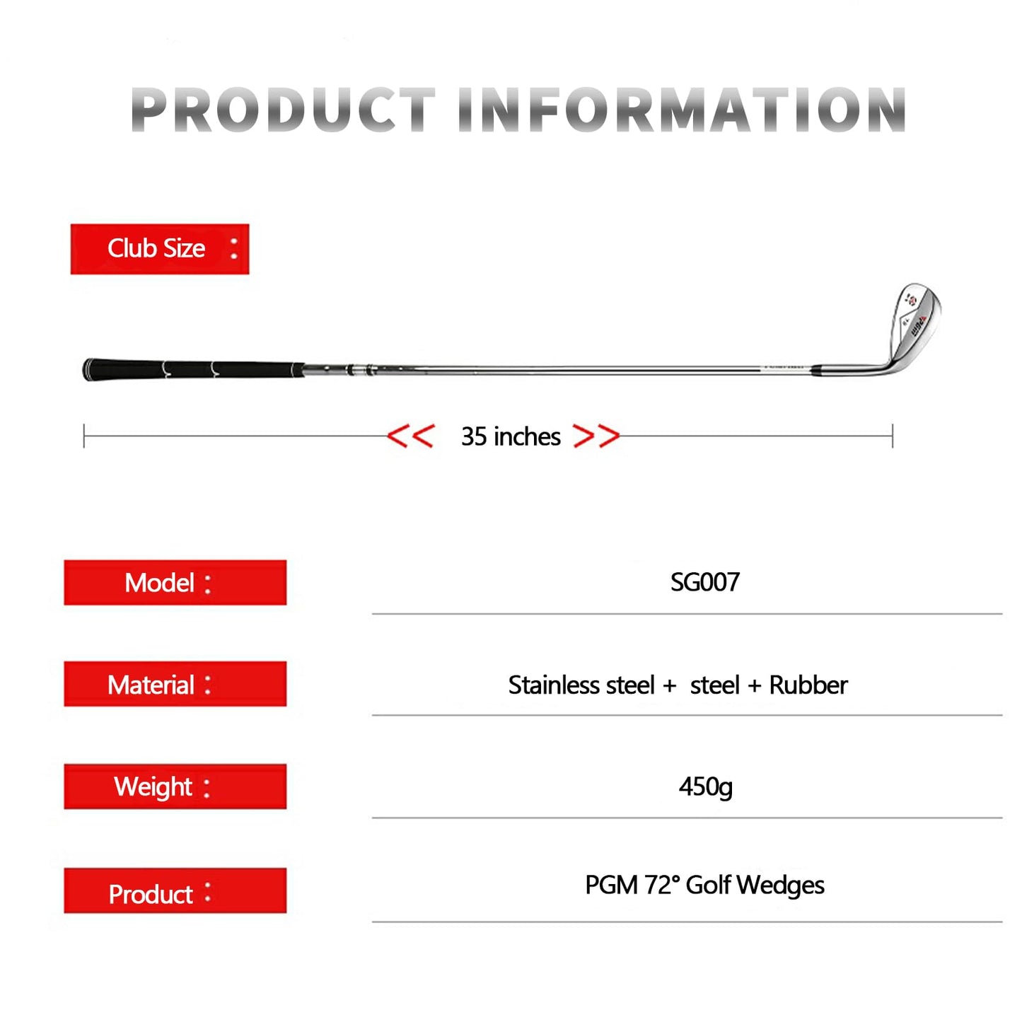 Вейдж PGM for Sand - 72 угол Premium, унисекс