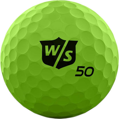 Мяч для гольфа WILSON Staff Fifty Elite, зеленый 