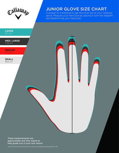 Перчатки Callaway Golf Weather Spann юниор