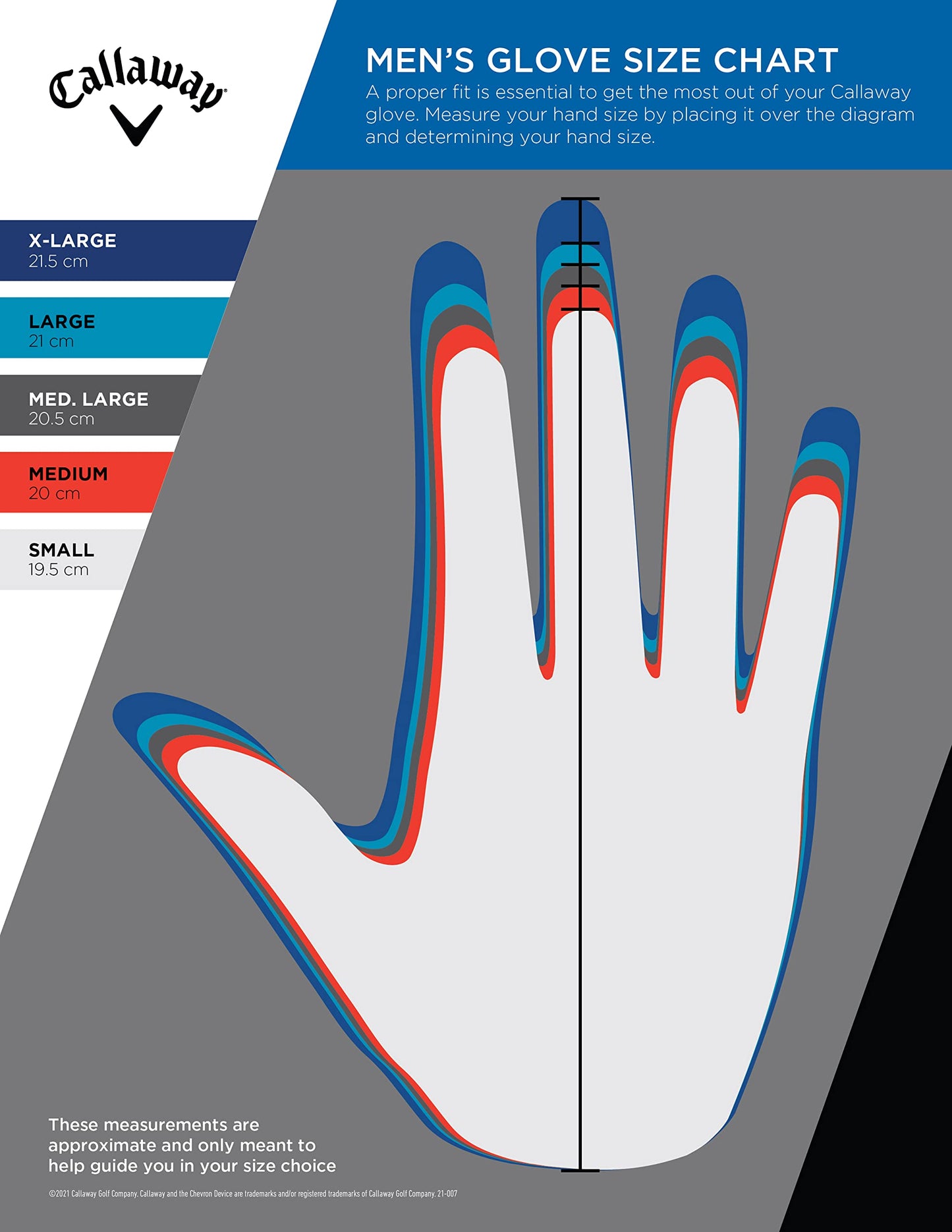 Перчатки для гольфа Callaway Golf Fusion