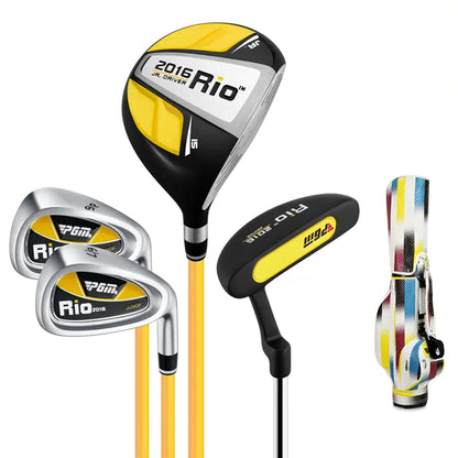 Комплект детский PGM -1 вуд, 2 айрон, 1 паттер, сумка, унисекс