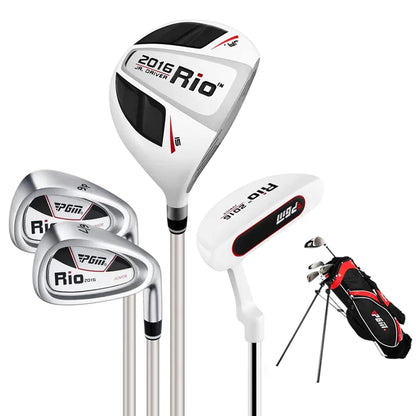 Комплект детский PGM -1 вуд, 2 айрон, 1 паттер, сумка, унисекс