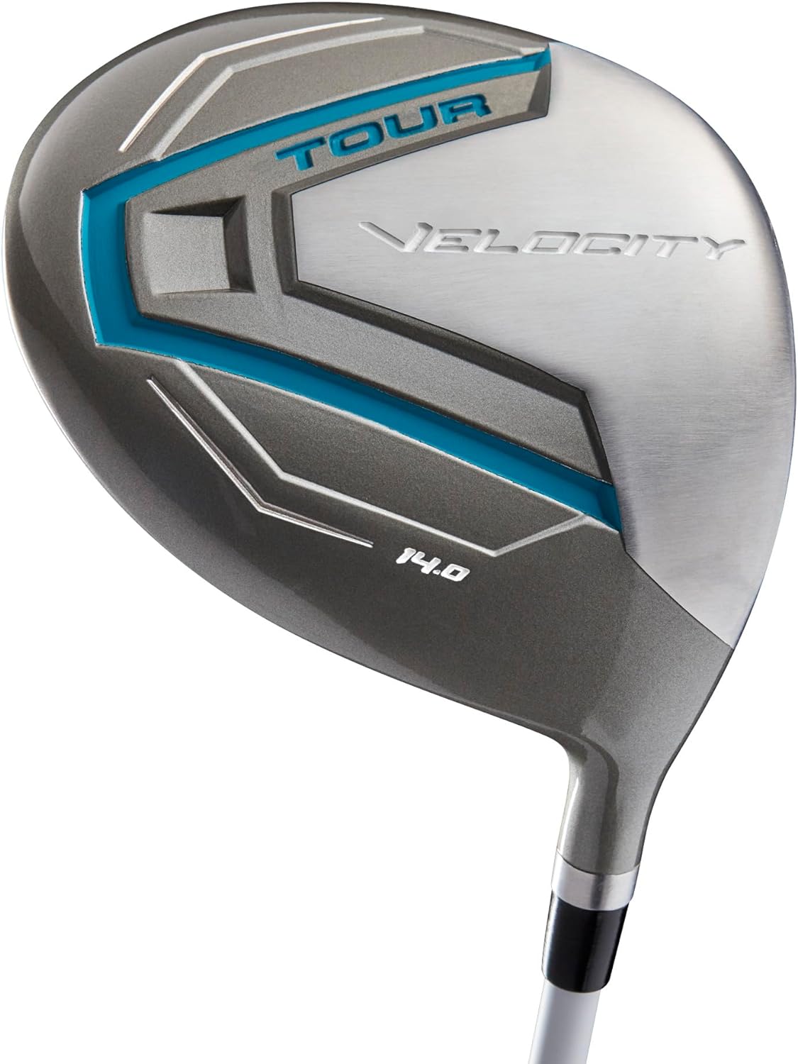 Полный набор для гольфа Wilson Tour Velocity с сумкой-стойкой — Женский правая рука, женский гибкий, серый/синий 