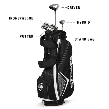 Комплект клюшек Callaway Golf Strata Intro 9шт правая рука, мужской