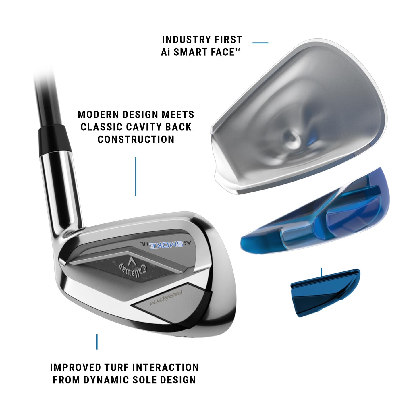 Набор Айронов Callaway Golf Paradym AI Smoke High Launch