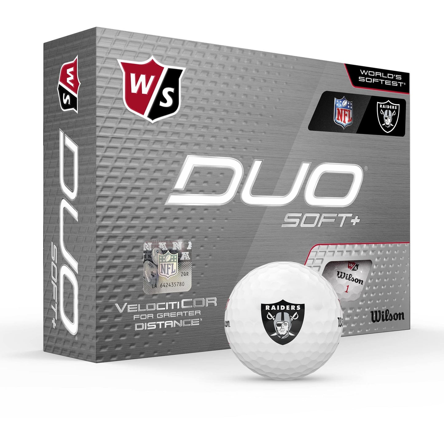 WILSON Staff Duo Soft/Soft+/Мяч для гольфа NFL