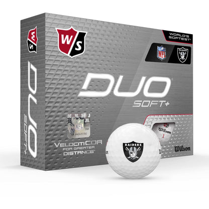 WILSON Staff Duo Soft/Soft+/Мяч для гольфа NFL