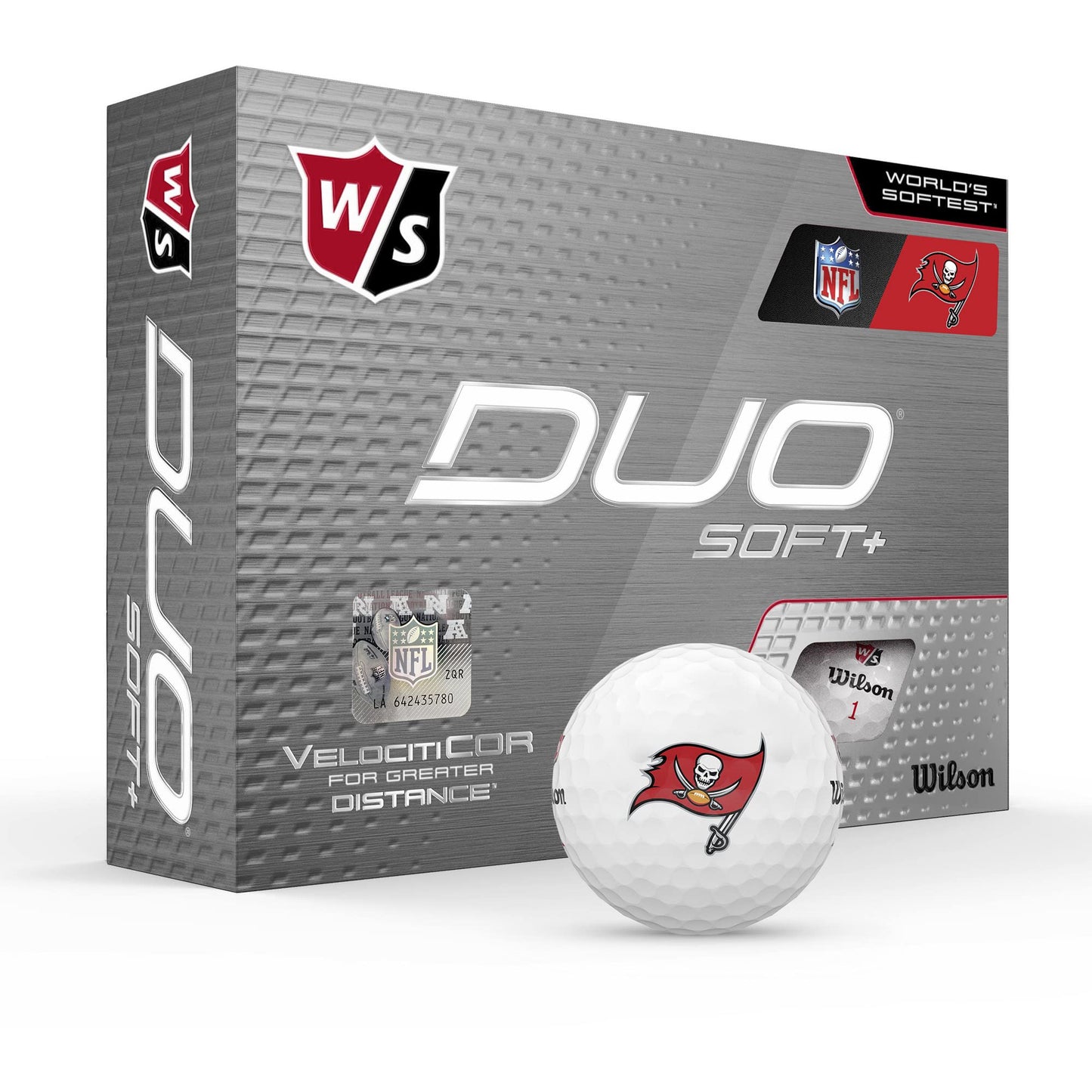 WILSON Staff Duo Soft/Soft+/Мяч для гольфа NFL