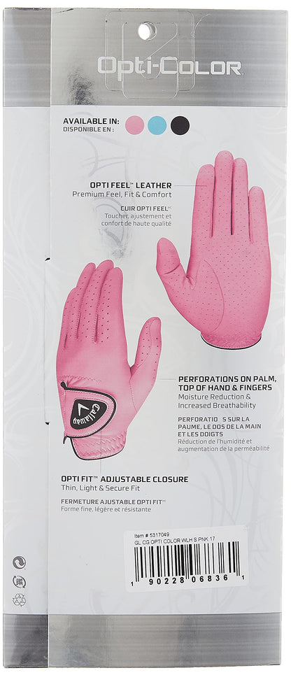 Перчатки Callaway Golf Opti Color левая рука