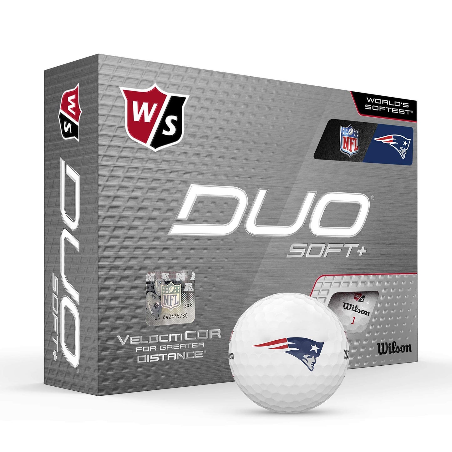 WILSON Staff Duo Soft/Soft+/Мяч для гольфа NFL