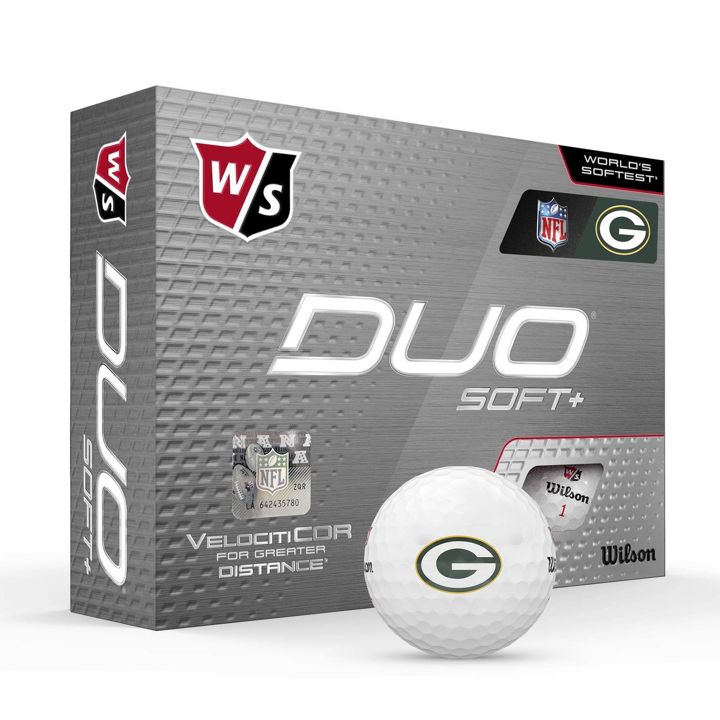 WILSON Staff Duo Soft/Soft+/Мяч для гольфа NFL