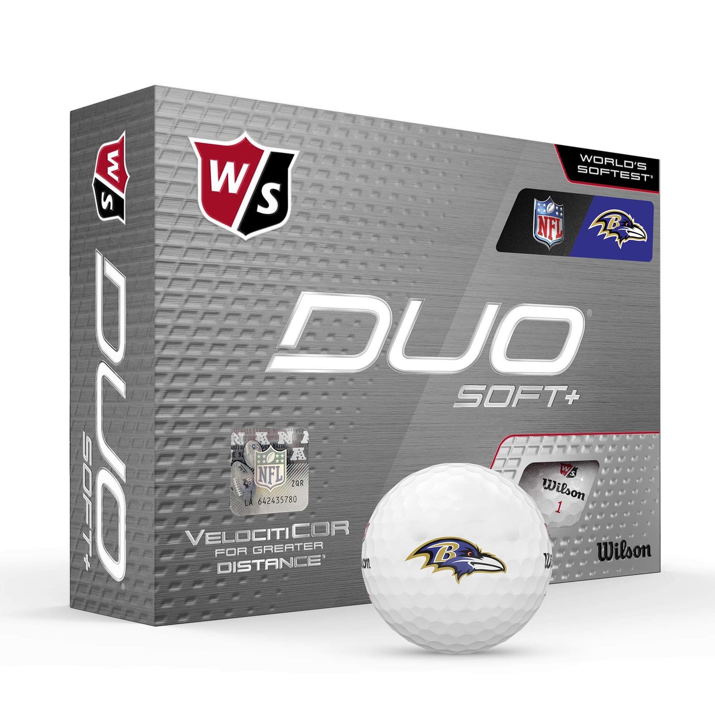 WILSON Staff Duo Soft/Soft+/Мяч для гольфа NFL