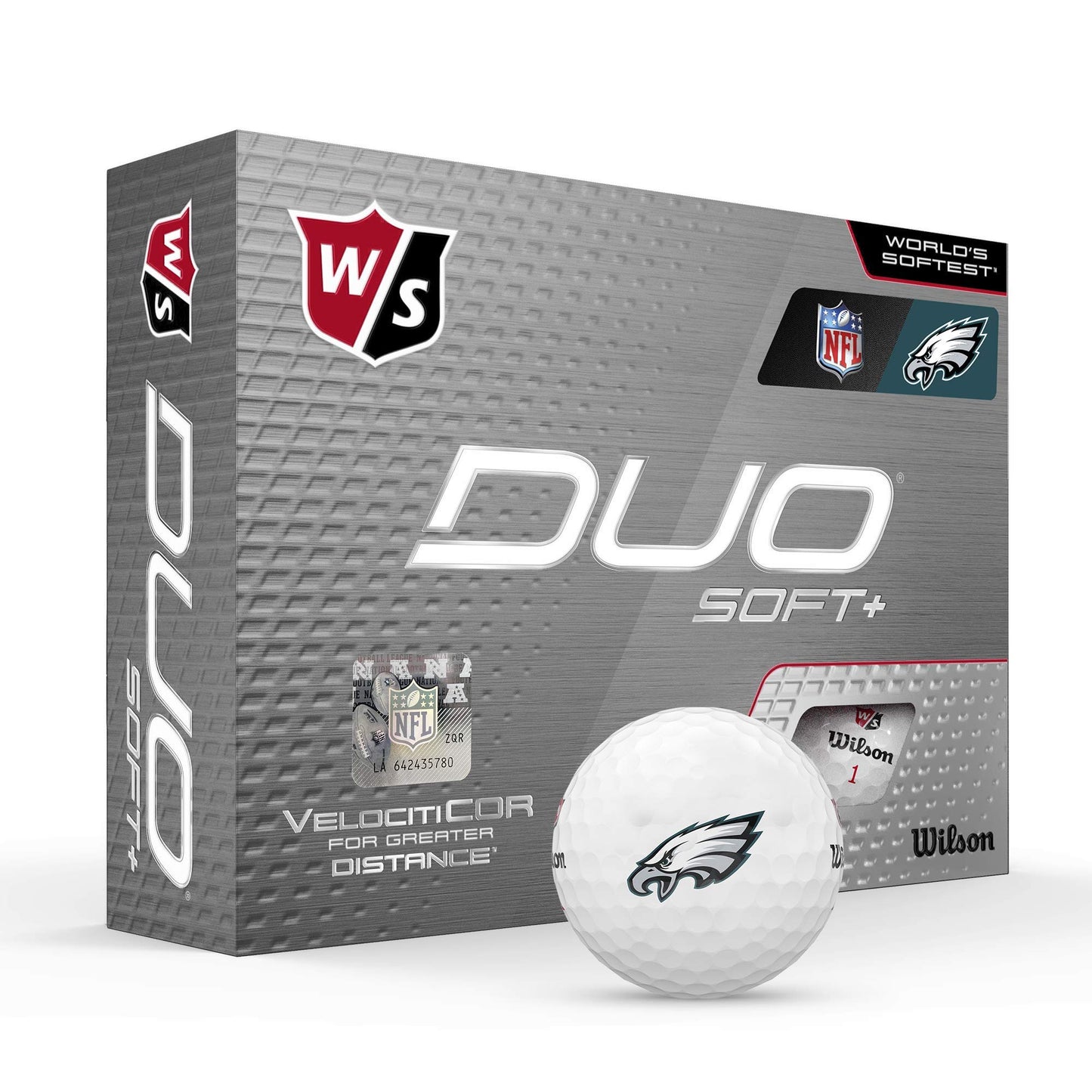 WILSON Staff Duo Soft/Soft+/Мяч для гольфа NFL