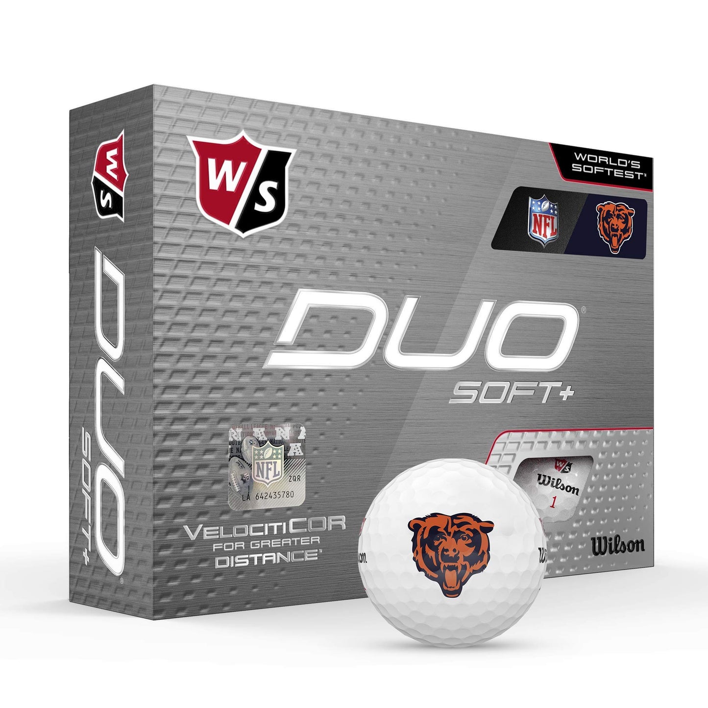 WILSON Staff Duo Soft/Soft+/Мяч для гольфа NFL