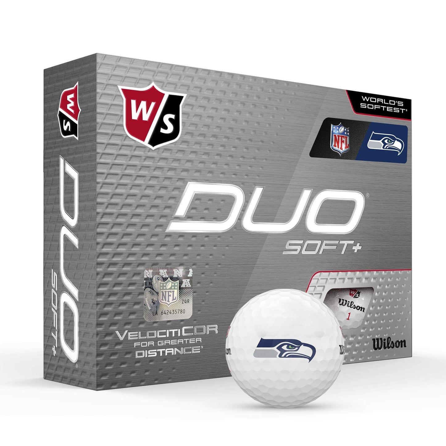 WILSON Staff Duo Soft/Soft+/Мяч для гольфа NFL