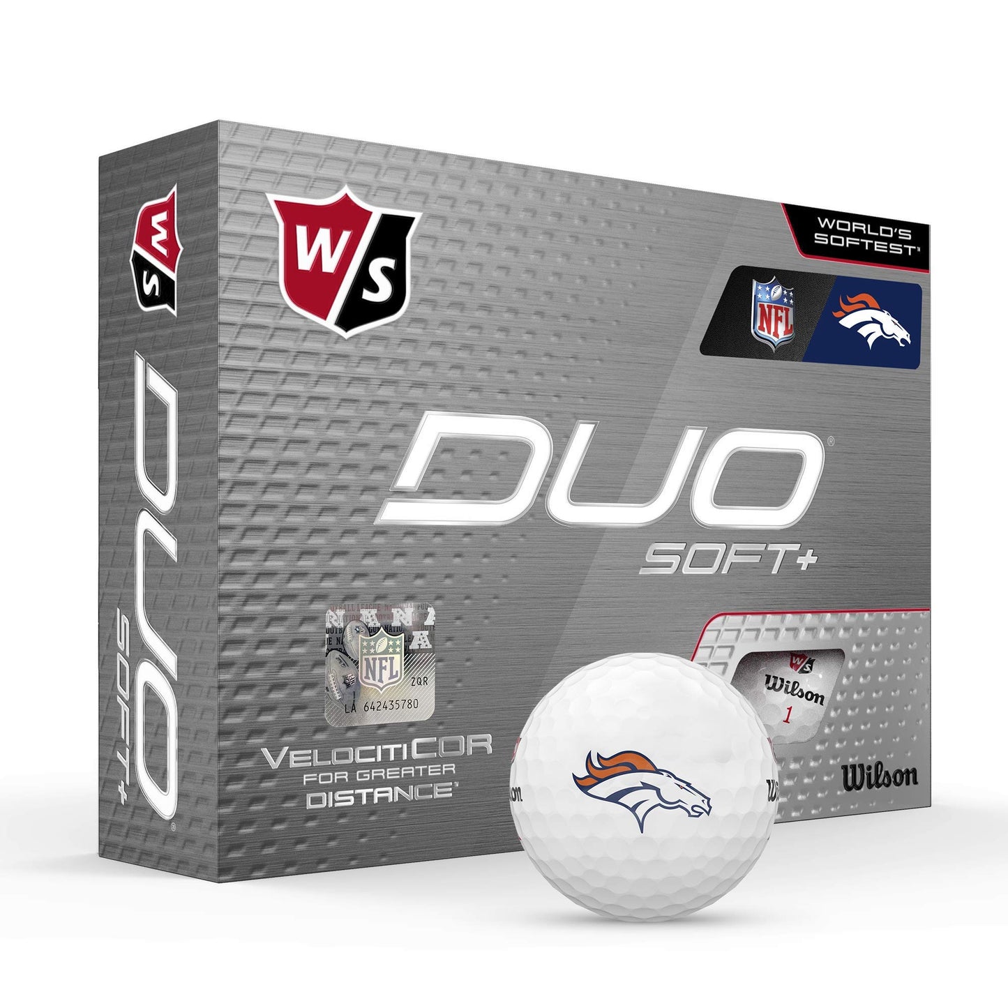 WILSON Staff Duo Soft/Soft+/Мяч для гольфа NFL