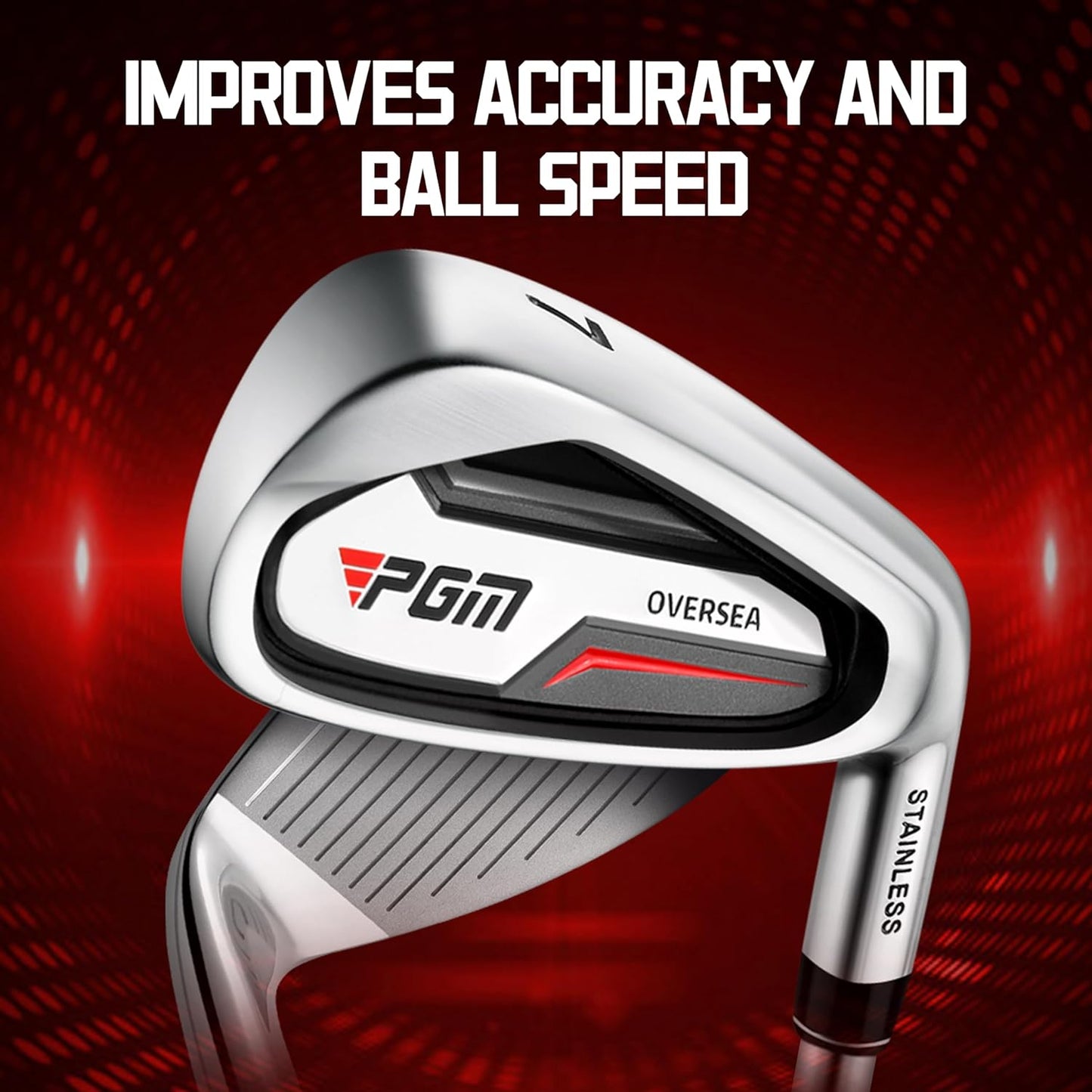 Комплект мужскойPGM - 12шт - 3 вуд (#1,3,5), 1 гибрид (#4H), 6 айрон (#5,6,7,8,9,PW), 1 вейдж (55°), 1 паттер, сумка подставка