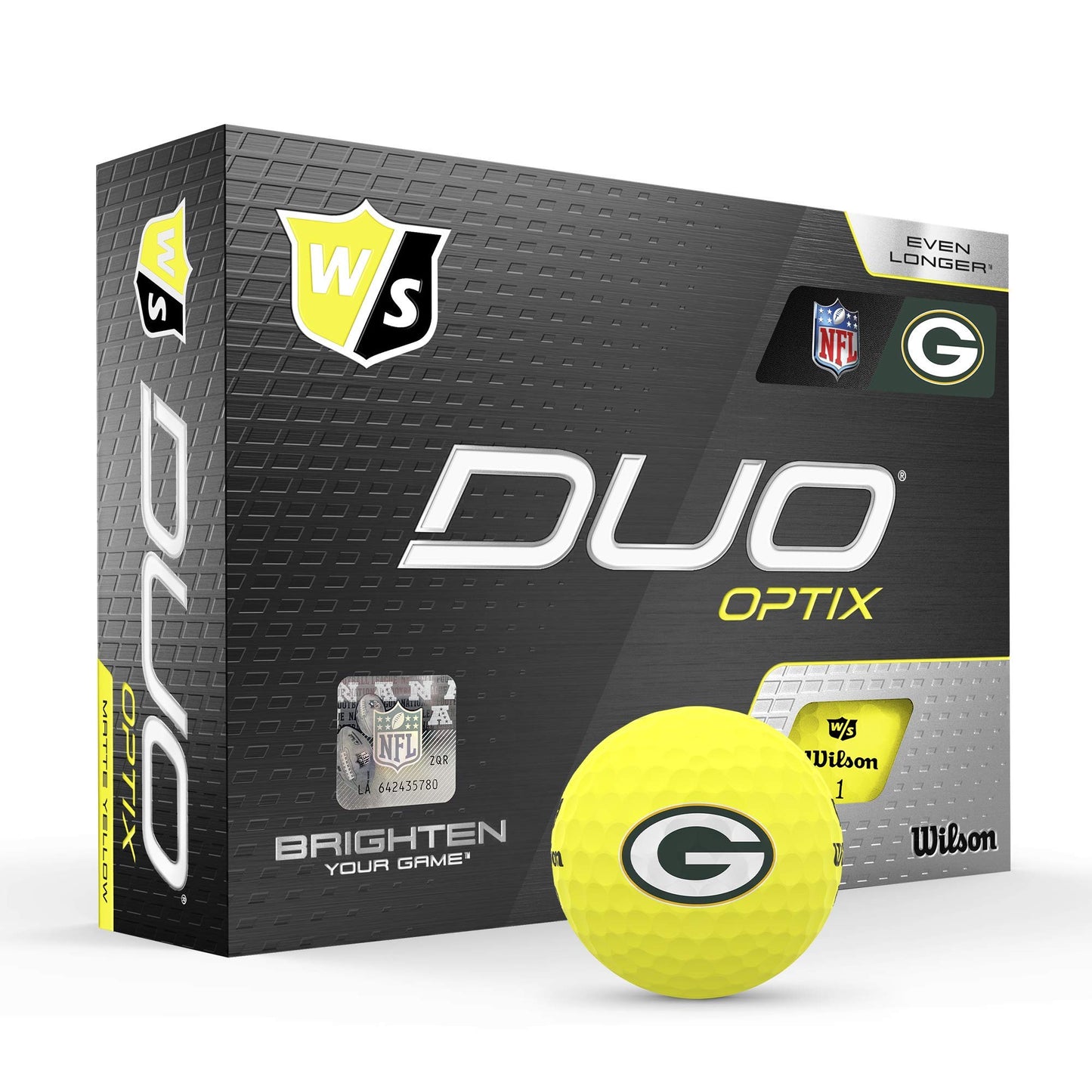 WILSON Staff Duo Soft/Soft+/Мяч для гольфа NFL