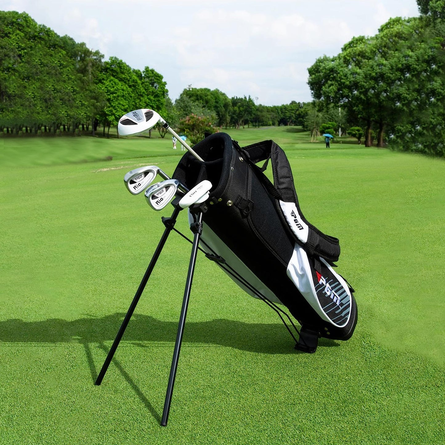 Комплект детский PGM -1 вуд, 2 айрон, 1 паттер, сумка, унисекс